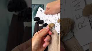 Making Keratin Tip Hair Extensions in Your Own Shop haireducation hairextensions hairsalon [upl. by Aliahs]