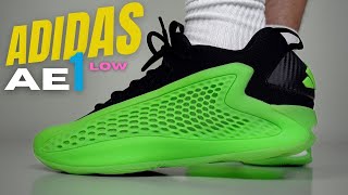 adidas AE1 Low Lucid Lime Slime Green Heat Unboxed amp OnFeet [upl. by Assiled631]