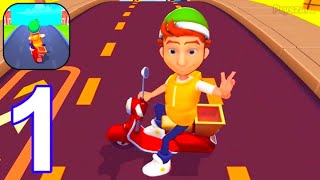 Paper Boy Race Running Game l Android iOS Mobile Game Play 2024 l PaperBoy Race Game Play [upl. by Silvers]