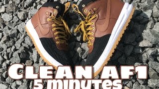 How to clean Nike air lunar Air Force 1 [upl. by Calvina]