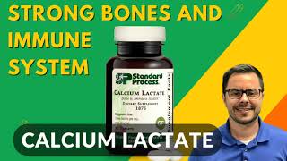 Calcium Lactate Review by Standard Process  Bone Health and Immune Support Supplement [upl. by Leboff934]