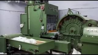 Interlining needle punching machineNon woven needle loom [upl. by Alyworth]