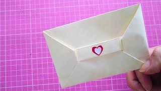 COMO FAZER ENVELOPE PARA CARTA [upl. by Nrehtak]