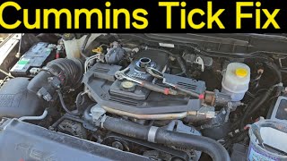 Ram 67 cummins ticking sound how to time fuel injection cp3 pump phasing procedure accurate [upl. by Segal]