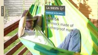 LA SIESTA Sonrisa  weatherproof Hammock [upl. by Wyne536]