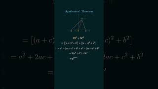 Apollonius Theorem triangle coordinate [upl. by Ittam]