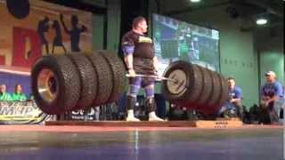 New World Record Deadlift 1155 pounds Worlds Strongest Man [upl. by Tenn555]