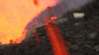 Near death filming inside live volcano [upl. by Lobiv957]