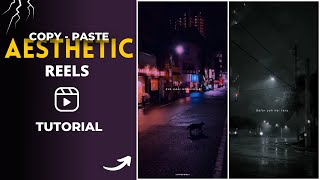 Copy Paste Method  How to make aesthetic videos on android  make aesthetic reels kaise Banaye [upl. by Aylatan]