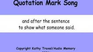 Quotation Mark Song [upl. by Edward]