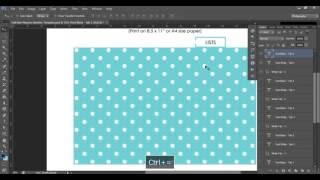 How to make planner dividers using a Printable Photoshop Template half page size [upl. by Neih17]