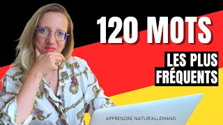 🇩🇪 LES 120 MOTS LES PLUS FRÉQUENTS en allemand pour bien débuter [upl. by Deva593]