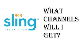 Sling TV  What Channels Will I Get  Sling Orange Sling Blue  AddOns  Review [upl. by Critchfield]