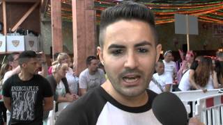 Megapark Mallorca Opening 2015  Menderes Interview 2 [upl. by Aihsel]