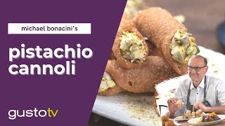 Michael Bonacinis Perfect Pistachio Cannolis  Bonacinis Italy [upl. by Uaeb]