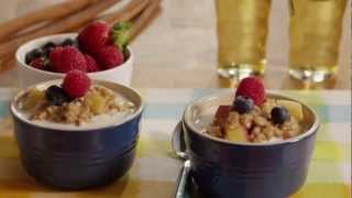 How to Make Apple Cinnamon Oatmeal  Breakfast Recipe  Allrecipescom [upl. by Elagibba]