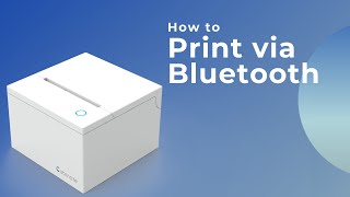 Cubinote Pro How to print in local mode via Bluetooth [upl. by Nodnarg]