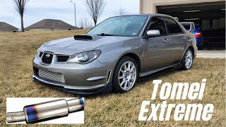 Best Exhaust For A Subaru STI  Tomei Extreme TI  Install amp Review [upl. by Ray]