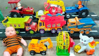 Gadi Wala cartoon l Toy Tractor jcb train helicopter video l tractor video l khilonagadicartoon [upl. by Therine]