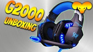 🎧GAMING HEADSET FÜR WENIG GELD  G2000 Unboxing deutsch [upl. by Gnirol]