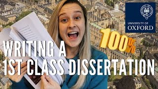 How to Write a First Class Dissertation  Oxford Social Sciences Graduate [upl. by Anirtruc66]