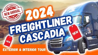 2024 Freightliner Cascadia Sleeper Unveiling New Features and WalkAround Review [upl. by Kravits]