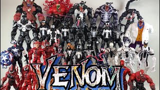 ALL VENOM Marvel Legends SpiderMan Venomized 6” action figure review SPECIAL [upl. by Chas842]