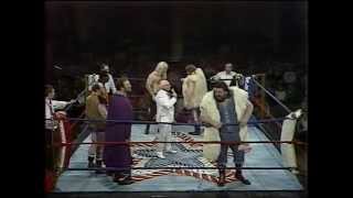 UK Wrestling  6 man tag inc Pat Roach and Giant Haystacks [upl. by Brander584]