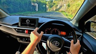 Driving POV TOYOTA NEW AGYA 12 G CVT 2023  Test Drive di Puncak amp Tol  Akselerasi amp Handling ASMR [upl. by Anitnemelc]