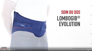 Ceinture Lombogib® Evolution Gibaud  Mise en place [upl. by Harras]