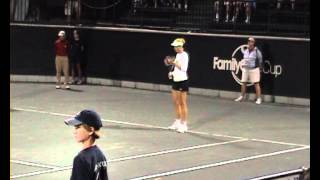 Vera Zvonareva amp Sabine Lisicki vs Liezel Huber amp Lisa Raymond r1 Charleston 2012 p2 [upl. by Aiahc]