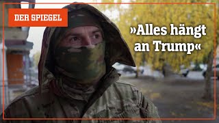 Ukrainische Soldaten über Trumps Wahlsieg  DER SPIEGEL [upl. by Hidie]