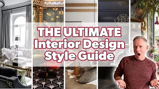 50 Interior Design Styles Explained in 25 Minutes [upl. by Maddie271]