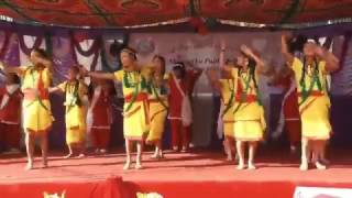 Mirmire Sanjh Ma simsime pani dance by Shangri la public school [upl. by Pentheam]