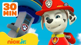 PAW Patrol Marshalls BEST Lookout Tower Rescues w Chase amp Skye  30 Minute Compilation  Nick Jr [upl. by Malloy]