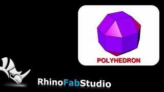 POLYHEDRON a free Plugin for Rhino 5 [upl. by Leverick]