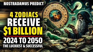 Nostradamus Predicted These 4 Zodiac Signs Receive 1 Billion USD From 2024 To 2050  Horoscope [upl. by Samson645]