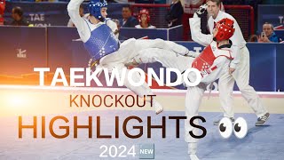 quotMindBlowing Taekwondo Knockouts 2024 Epic Highlights You Cant Missquot taekwondo videos sports [upl. by Blader748]