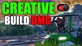 Fortnite CREATIVE MODE  BUILDING DMG OFFON GUIDE HOW TO [upl. by Suilmann547]