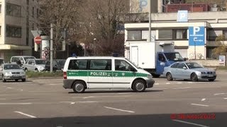 2x Bundespolizei auf Einsatzfahrt in Stuttgart [upl. by Berger]