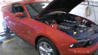 2011 ProCharged 50 Mustang Dyno Runsmov [upl. by Adnara]