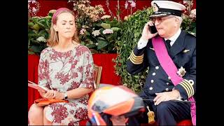 Le Prince Laurent et la princesse claire de Belgique se disputent sur la place publique belge [upl. by Tomkin901]