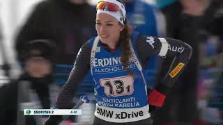 201617 biathlon staffetta sprint mista Kontiolahti  Austria Stati Uniti Germania [upl. by Karilla]