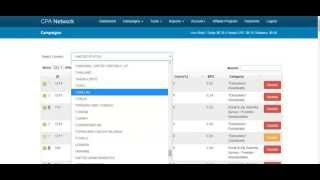 The CPA Network Script Publisher Panel Demo [upl. by Sorac]