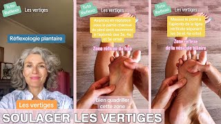 Soulager les vertiges  Tutoriel de réflexologie © Véronique Lecerf [upl. by Aivatnuhs994]