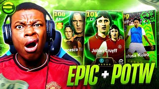 DOUBLE BOOSTED EPICS x POTW PACK OPENING  eFOOTBALL MOBILE🔥🔥 [upl. by Edrei]