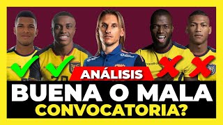 Análisis de los Convocados de Ecuador vs Brasil y Perú Eliminatorias Sudamericanas 2026 🇪🇨🏆 [upl. by Nayra]