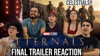 ETERNALS FINAL TRAILER REACTION  Marvel Studios  MaJeliv Reactions  Celestials The Emergence [upl. by Edeline]