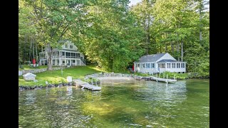 Nostalgic Winter Harbor Wonderland on Lake Winnipesaukee  At The Lake Vacation Rentals LLC [upl. by Brunhilde]