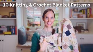 10 Stunning Knit amp Crochet Blanket Patterns for Cozy Nights [upl. by Jenda]